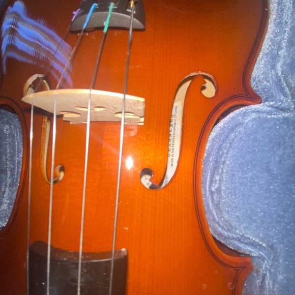 SKYLARK Model MV.007 Violin Case and Bow VINTAGE STUDENT INSTRUMENT. - Picture 6 of 17